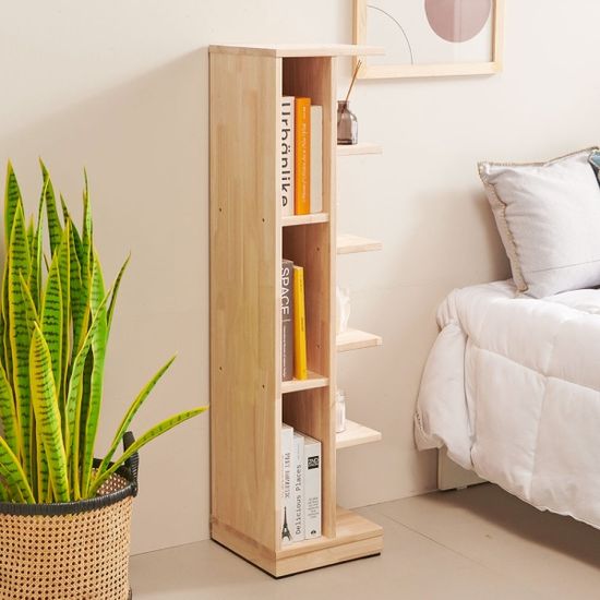 이글 거실 5단 서재 인테리어 책장 전면 원목 (착불)