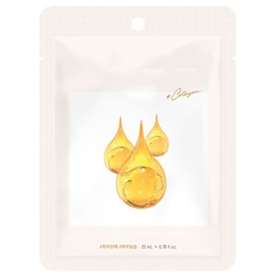 무색의 투명하고 촉촉 에센스 콜라겐 마스크팩 100매[