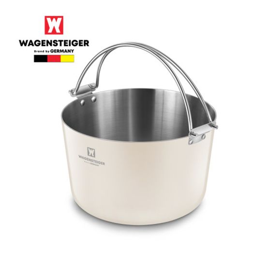 [바겐슈타이거] 통3중 스텐 스튜팟 24cm_크림