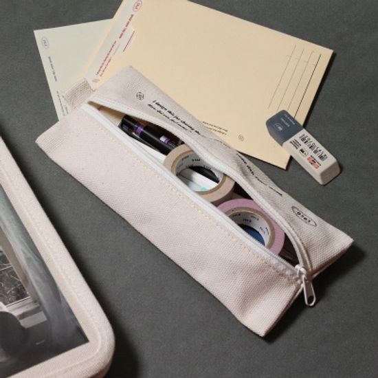 시그니쳐 플랫 파우치