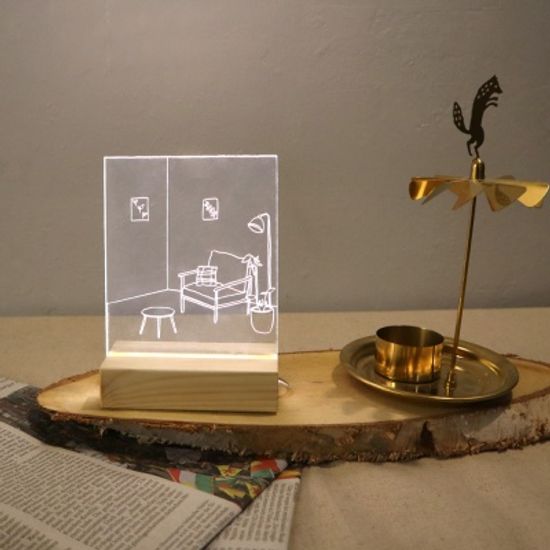 거실 아크릴 무드등 만들기 패키지 DIY