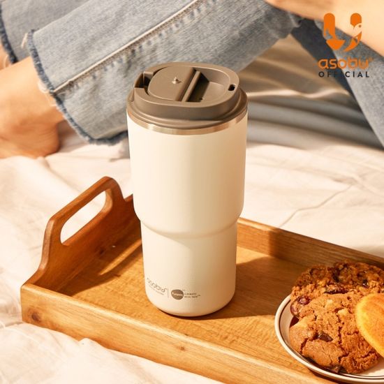 아소부 세라믹 스텐 진공 텀블러 650ML 픽미업 그린