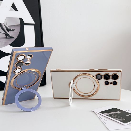 갤럭시 s23 s22 골드 라인 거치대 링 실리콘 케이스
