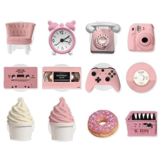 9C9C 시리즈훈 핑크 오브젝트 아크릴 허브톡