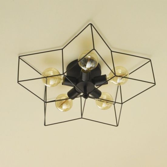 스텔라 5등 방등 블랙 인테리어 아이방 조명