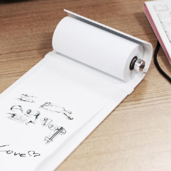 모노 화이트 롤 간편 메모 디스펜서 낙서 보드