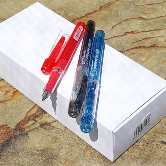 플래티넘 일본산 New 프레피 만년필 0.2mm EF촉 1다스