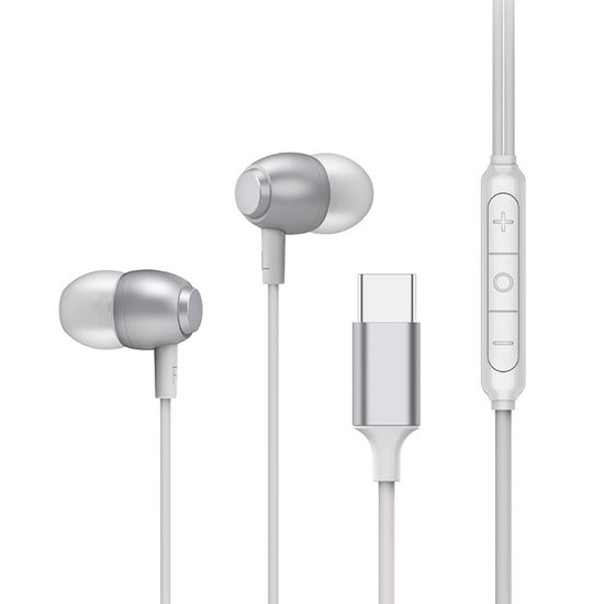 브리츠 BZ-WE900P C타입 유선 이어폰 볼륨조절 통화