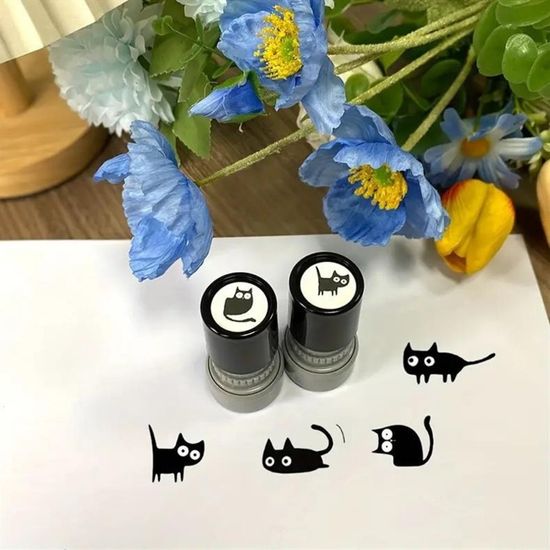 고양이 다꾸 스탬프 도장 미니 도장 스템프 다꾸용품