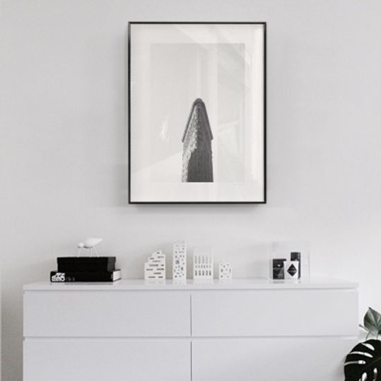 미니멀리즘 블랙앤화이트 하늘문 대형액자 GBW24-60x80