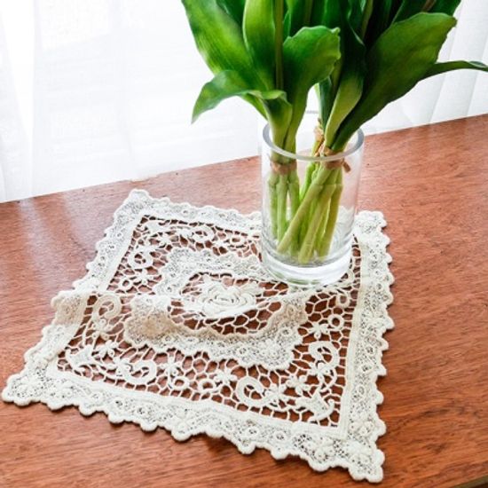 카멜리아 레이스 테이블 데코