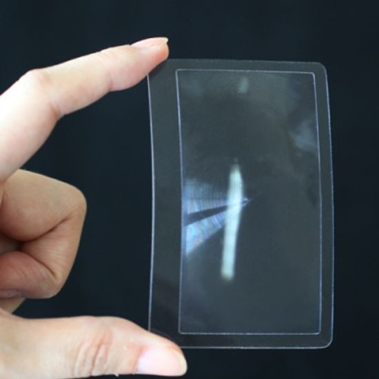 [아이루페]캔씨카드(3배율/투명)/명함돋보기/돋보기