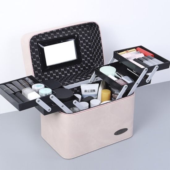 뷰티업 3단 메이크업가방 휴대용메이크업박스