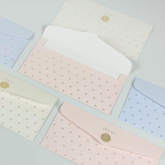 1500 금박패턴축하봉투(가로형)