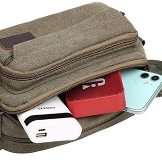 옥스포드원단 여행용 슬림 힙색 3color