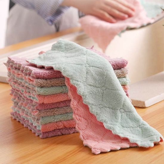 극세사 요술행주 20P 세트_빨아쓰는 행주 25cmX25cm