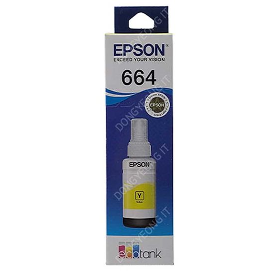 EPSON 정품 L1455 잉크 노랑 T664400