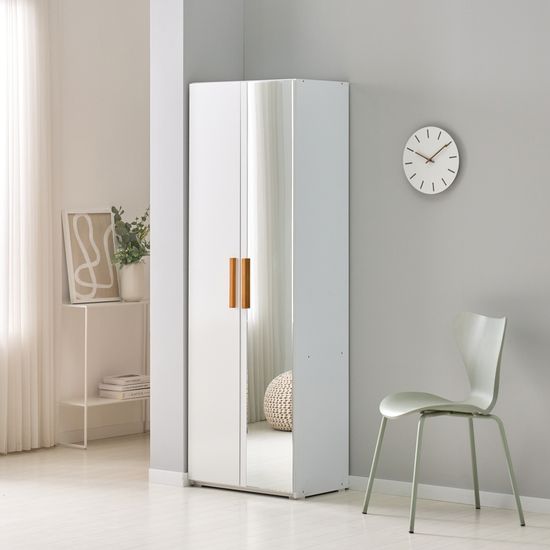 드레스룸 거울 선반옷장 장롱 60cm (광폭) P0000BJN