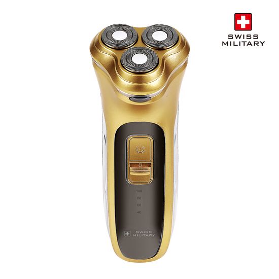 스위스밀리터리 미라스 골드 전기면도기 SMS-W900