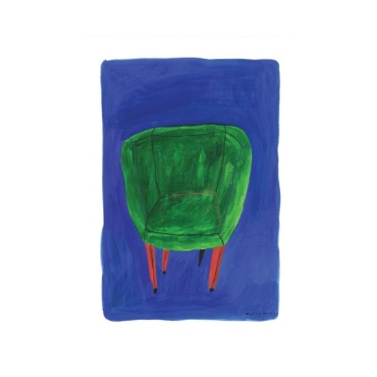 초록의자 / 일러스트 액자