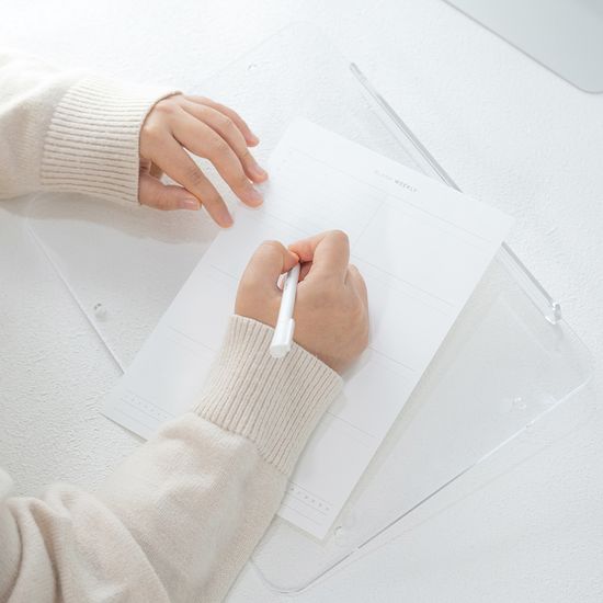 마그네틱 베이직 투명 독서거치대 필기대 높이각도