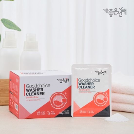 기분좋은선택 99.9%세균박멸 안심세탁조클리너 12개입