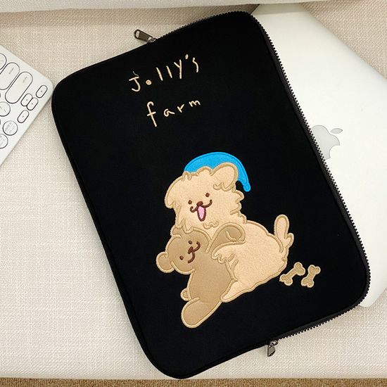 몽몽베어 아이패드 노트북 파우치 맥북 태블릿 가방