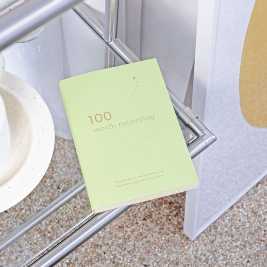 오첵 100 월스레코딩 노트 감사 감정 일기