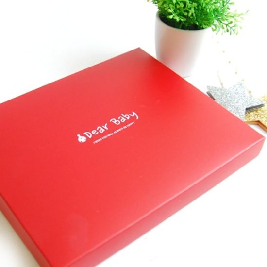 우리아기 성장앨범X육아일기(바인딩스크랩)-핫핑크