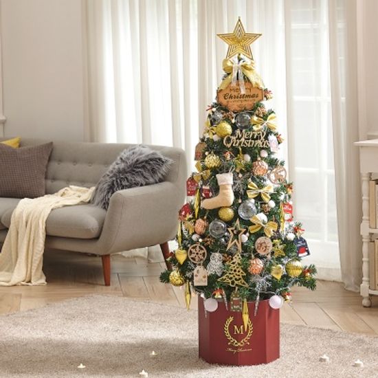 크리스마스트리 샴페인골드(1.6M) 풀세트