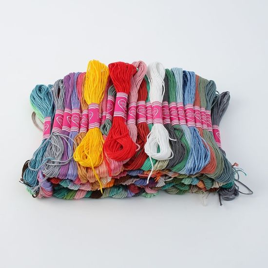 일상공방 자수실 세트 프랑스자수실 십자수 매듭팔찌