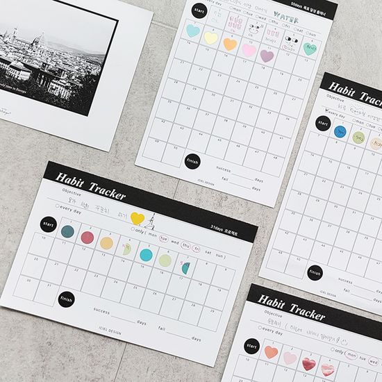 Iciel Habit tracker (A5) 31day 해빗트래커