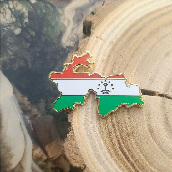 타지키스탄 지도 뱃지