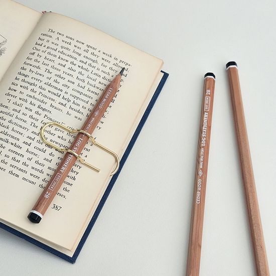 프리미엄 시더 우드 연필 2B 각인 12자루 1다스 CP306