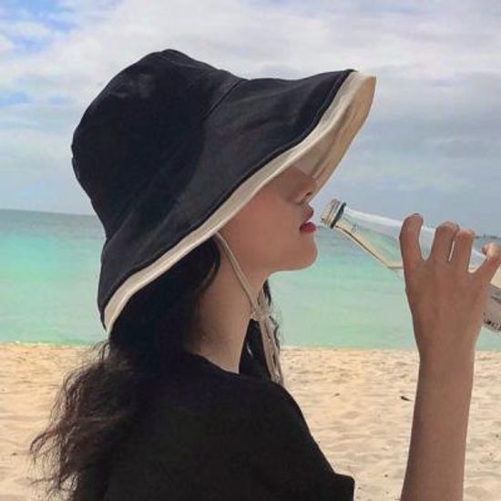 타이스 넓은챙 벙거지 버킷햇 자외선차단 모자