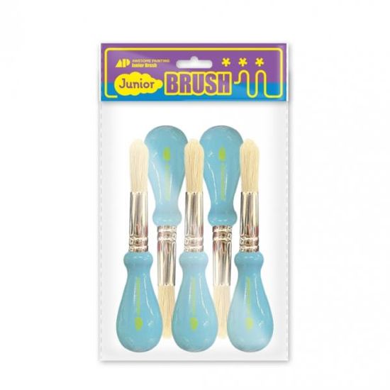어썸페인팅 AP 주니어 붓 (BLUE) 5개입