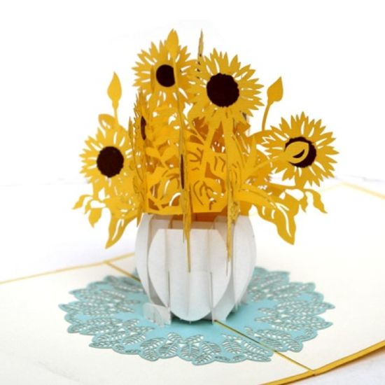 팝업카드 해바라기