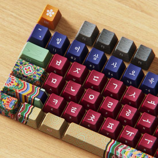 시이닷 단청 염료승화 PBT 키캡 단품