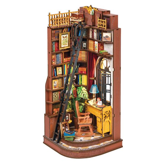 핸즈크라프트 DIY 미니어처 하우스 조용한 코너 책방