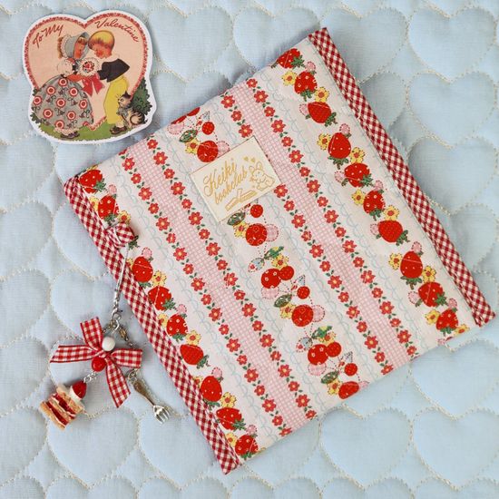 베리와츄원 패브릭 크레마 전자책 이북리더기 파우치 