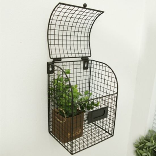 홈가든 스틸 수납 박스( 라운드 )