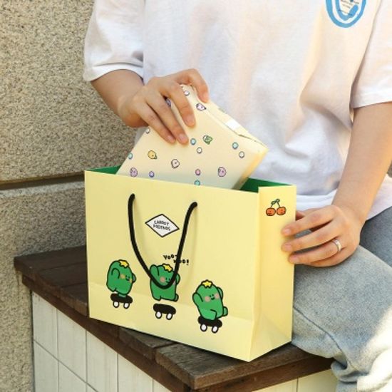 핑크풋 당근친구들쇼핑백(중)ver.5