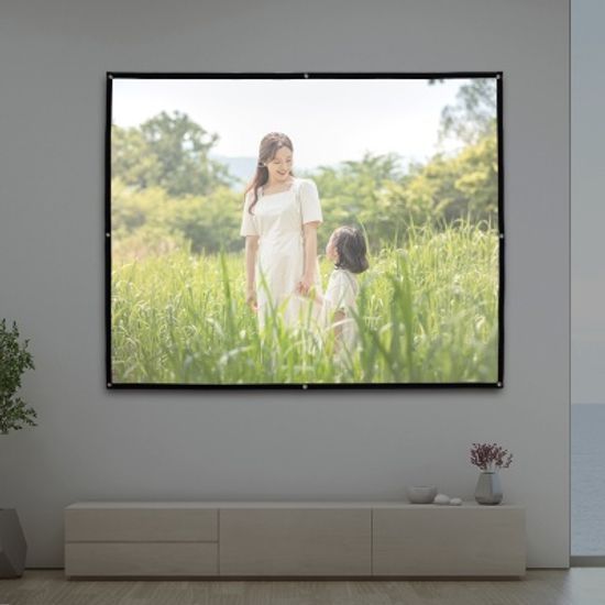 이동형 빔프로젝터 스크린(186x139cm) 회의실스크린