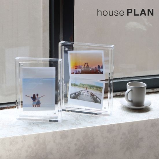 하우스플랜 회전 아크릴액자 2sizes