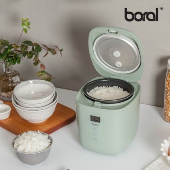 보랄(BORAL) 1.2리터 미니 전기밥솥 BR-M250RC