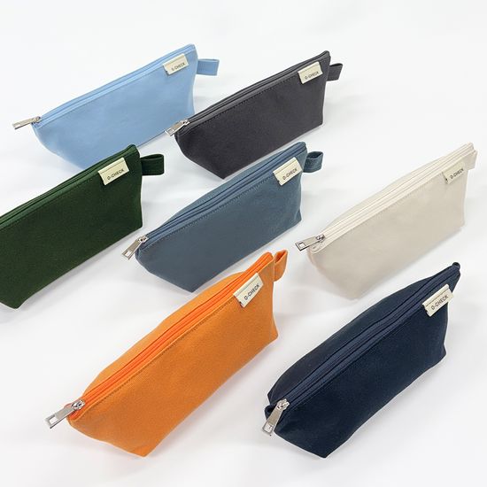 오첵 캔버스 삼각 펜케이스 펜파우치