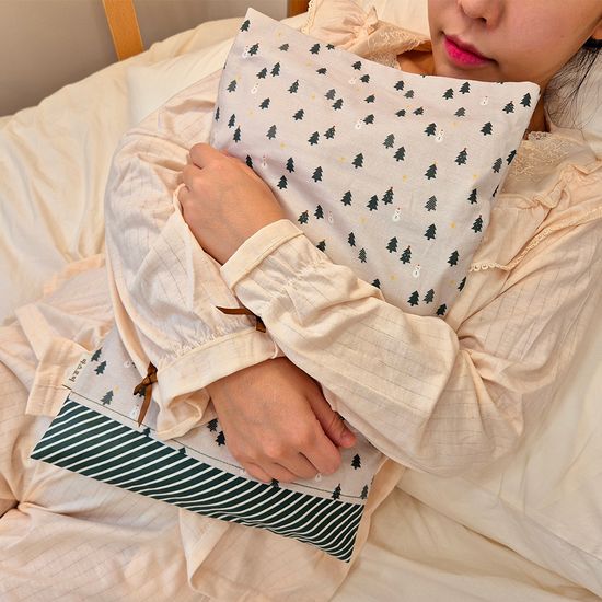 따스로미 크리스마스 에디션 현미 복부 허리 찜질팩