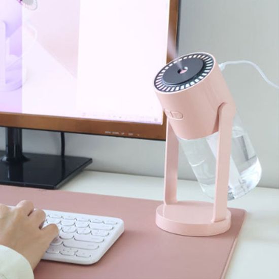 이놀 각도조절 미니 소형 책상 탁상용 가습기 600ml