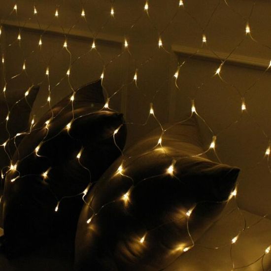 24V LED 160P 그물네트 투명선웜