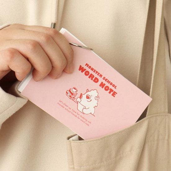 몬스터 스쿨 링 단어장 (60매)